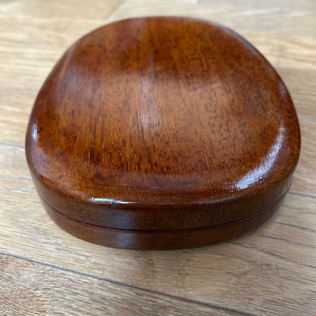 中国骨董大きめ端州石 【中国端渓麻子坑細工彫刻双鳳菊花図貴重紫端古硯】新品未使用