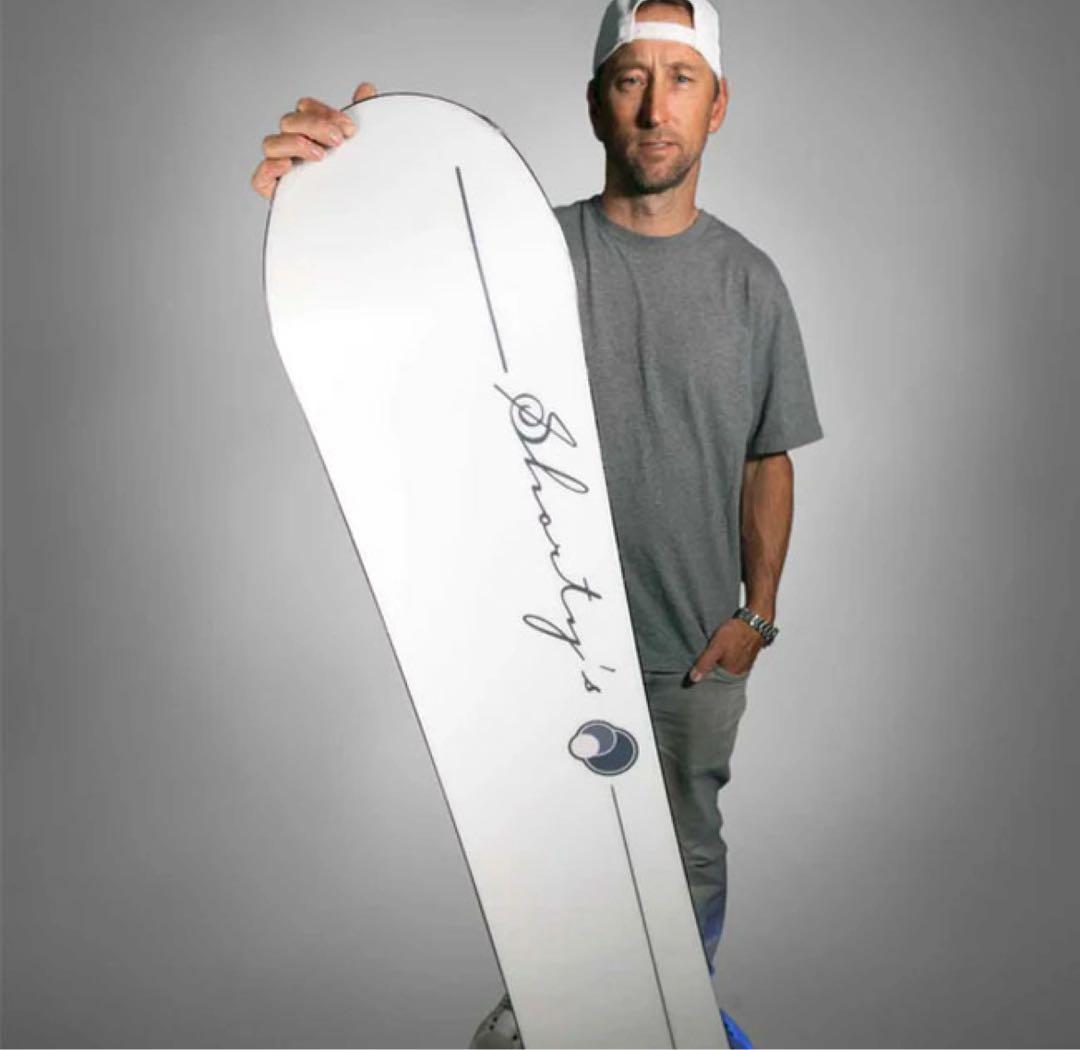 Shorty's スノーボード ホワイト25 26