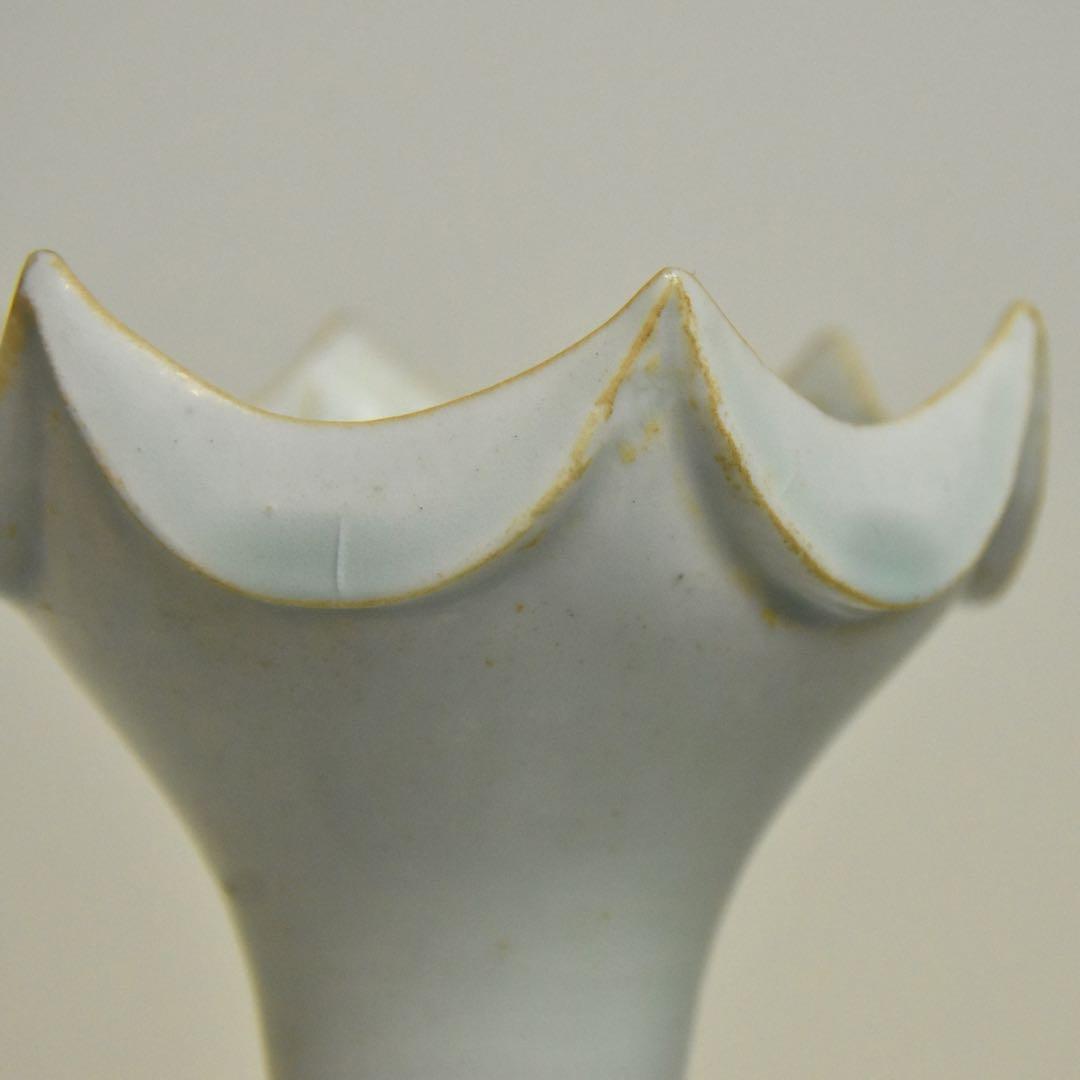 北宋　景徳鎮　青白磁　蓮華文瓶　中国陶磁器