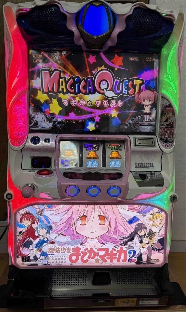 パチスロ　まどかマギカ2 実機　不要機、ボリューム調整　まどマギ2