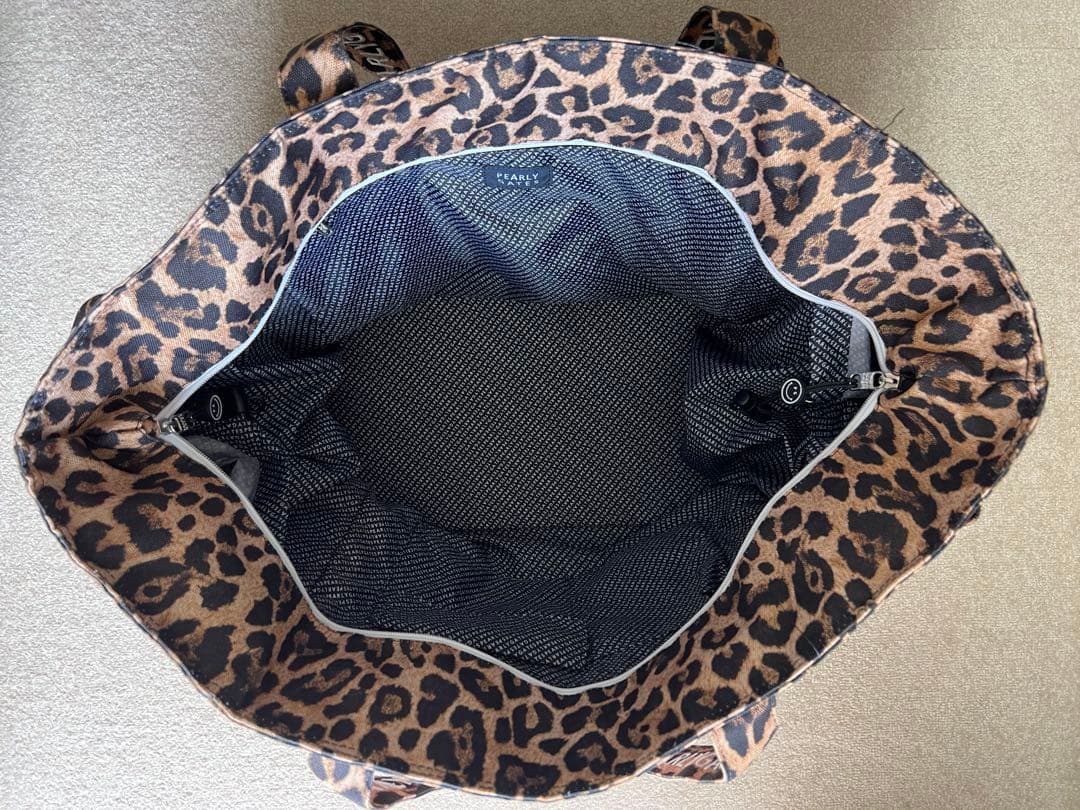 美品PEARLY GATES レオパード柄　ロッカーバッグ