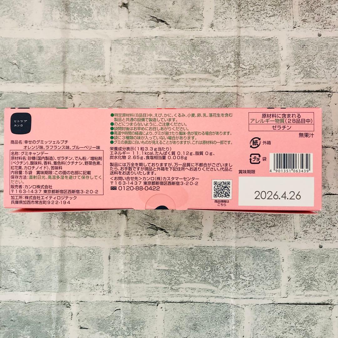 グミッツェル（6個）5箱　グミッツェルプチ5箱　ヒトツブカンロ　24時間以内発送