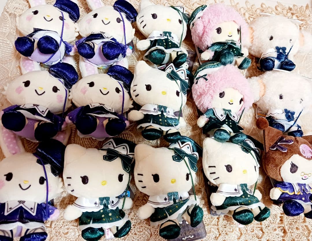 【24h匿名発】サンリオキャラクターズ ミッドナイトストーリーマスコット まとめ