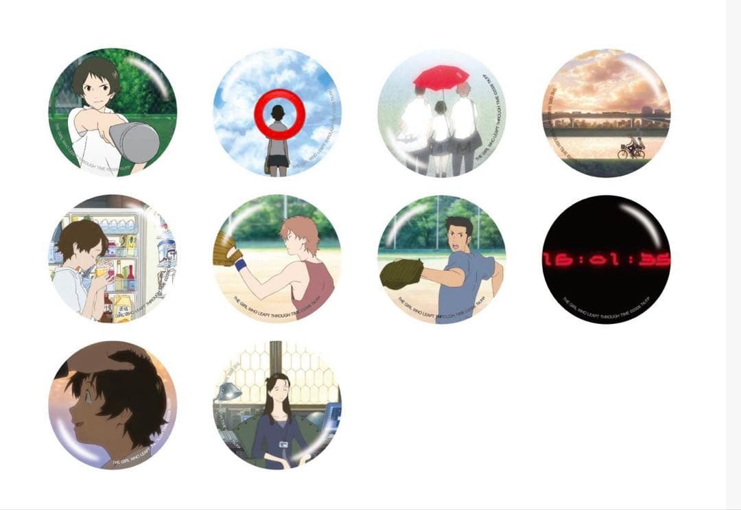 時をかける少女 2016 カフェ cafe&diner 缶バッジ 紺野真琴