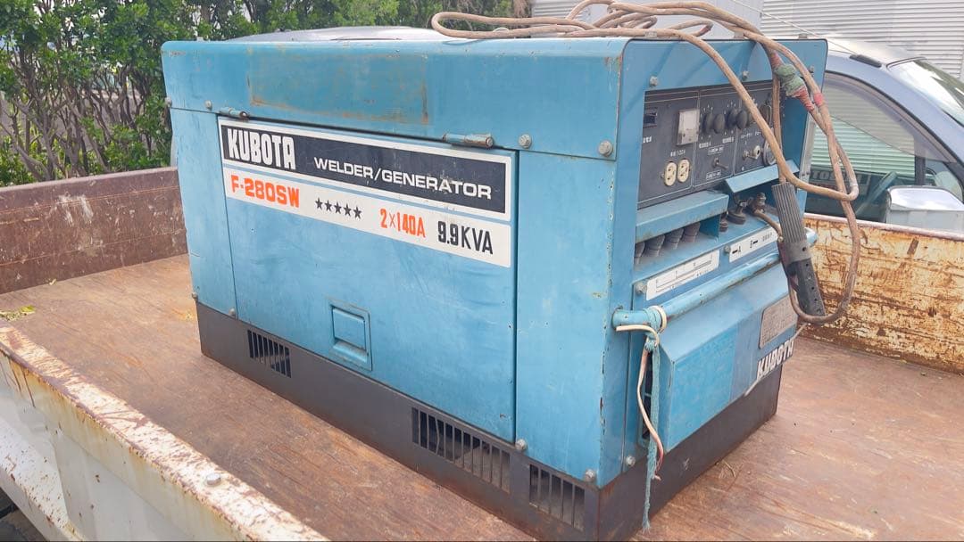 クボタ KUBOTA F-280SW 溶接機能付き発電機 9.9KVA