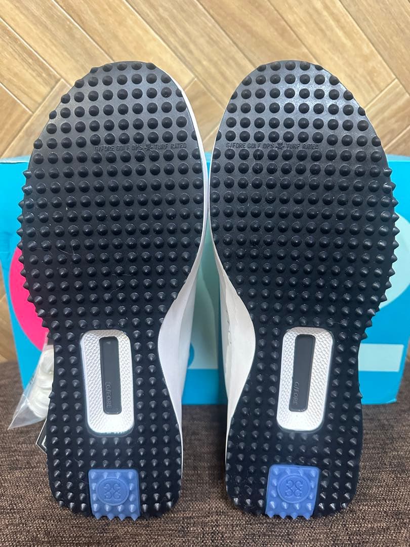 G/FOREメンズシューズG.112　ホワイト×ネイビー　27㎝