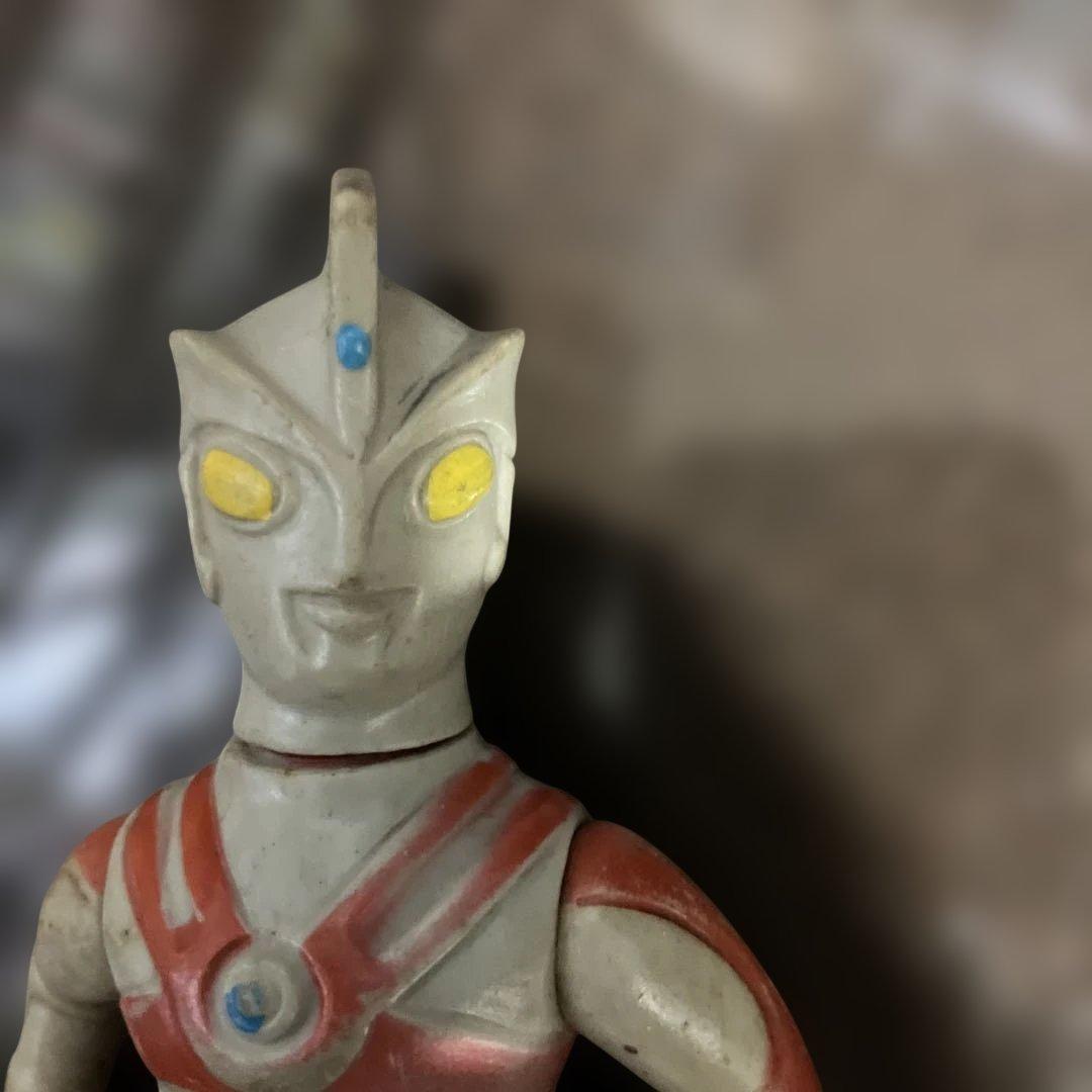 ウルトラマンA★ウルトラマンエース★当時物のソフビ★ブルマアク★稼働します有欠損