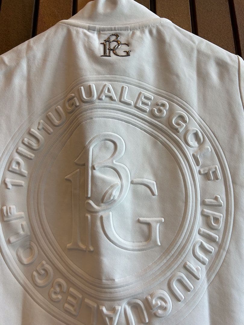 1PIU1UGUALE3 GOLF レディース モックネック 白 GST215