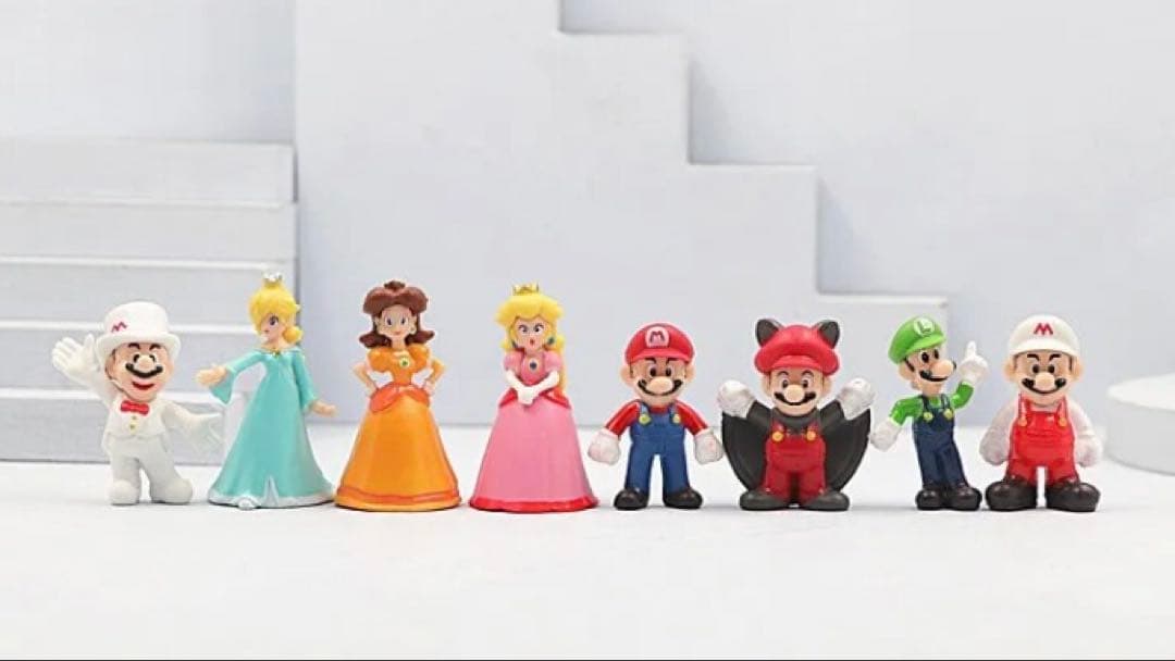 [新品] マリオ フィギュア 48体セット 1/3