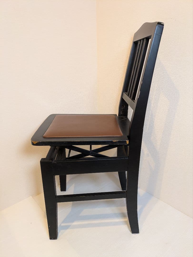 ピアノ椅子　グランドピアノ　背もたれ椅子　トムソン　高さ調整可