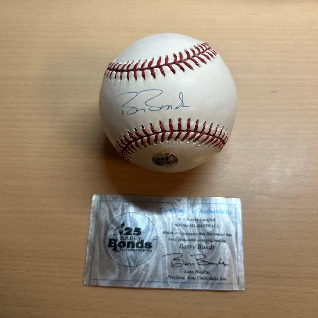Barry Bonds サイン入り MLBボール