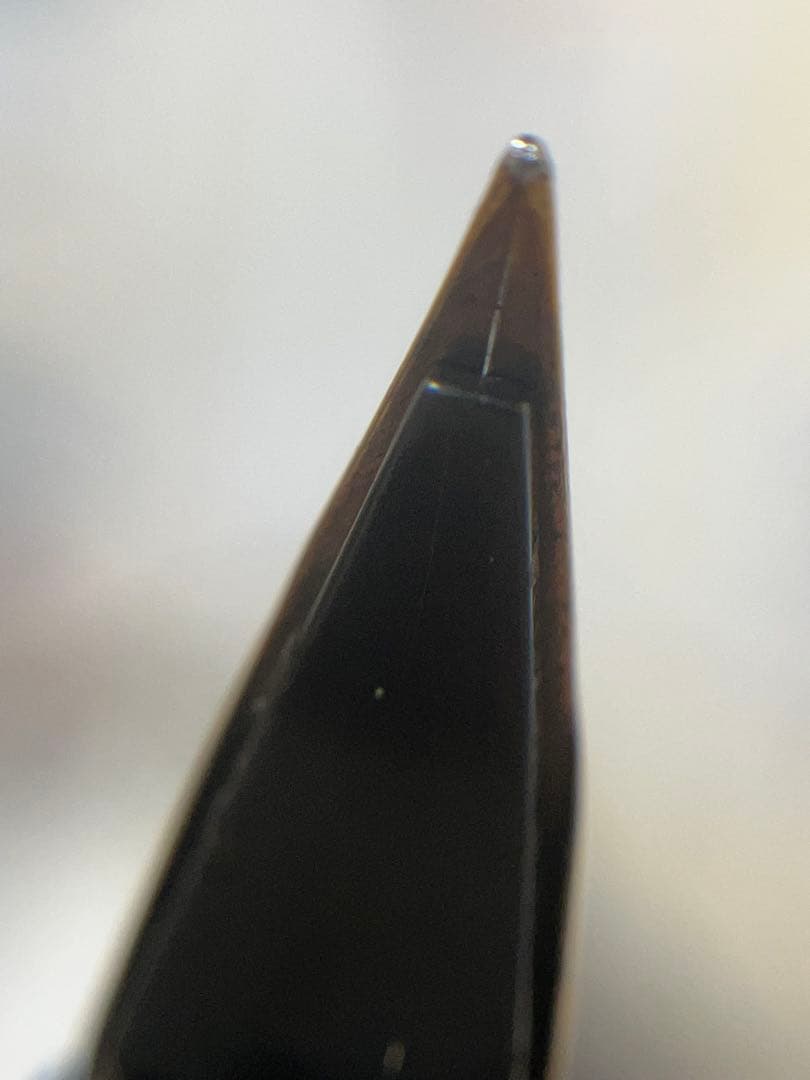 ゴールド 万年筆 ボールペン セット 刻印 585 14k ヴィンテージ 黒 金