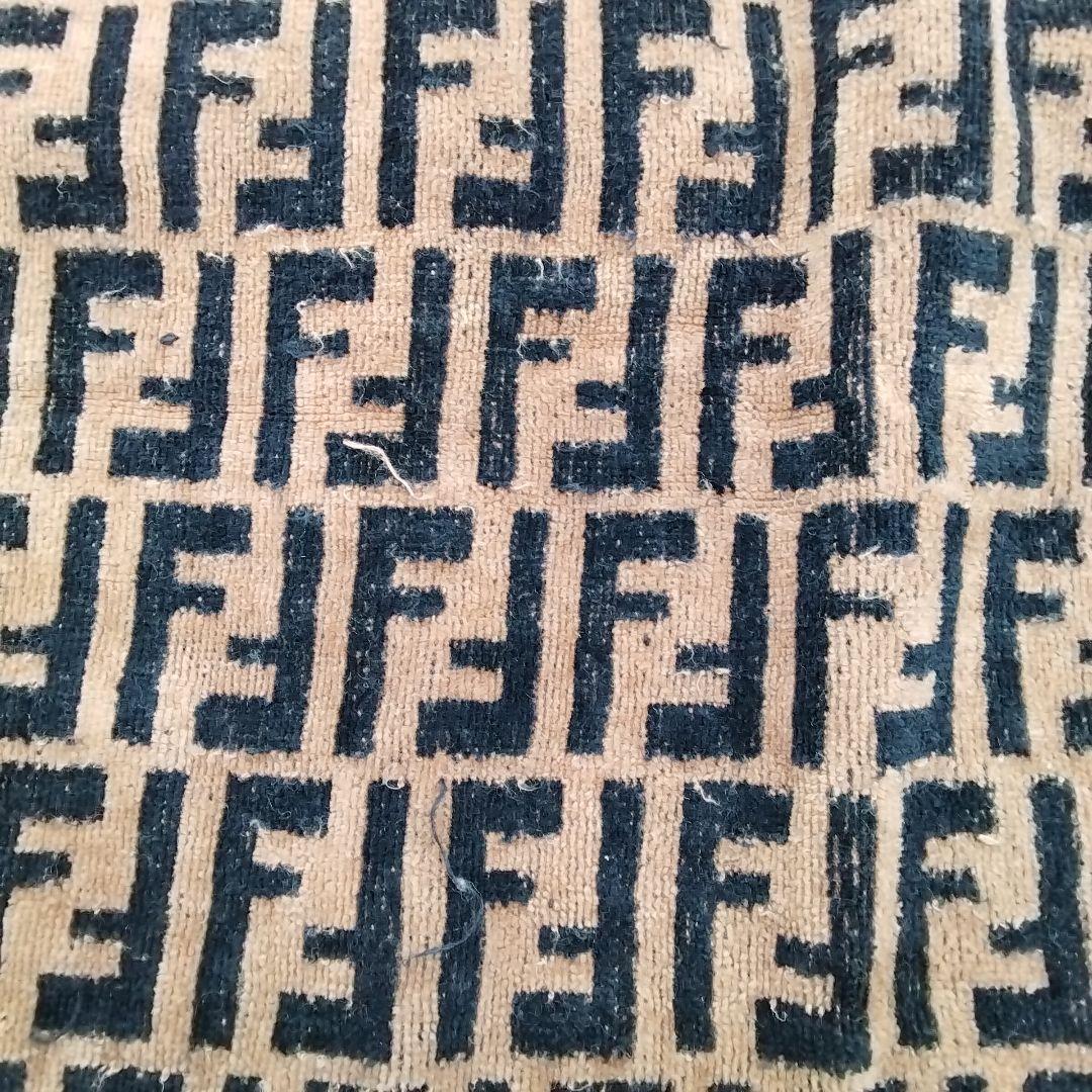 FENDI フェンディ ブランケット ひざ掛け 綿毛布 ズッカ柄