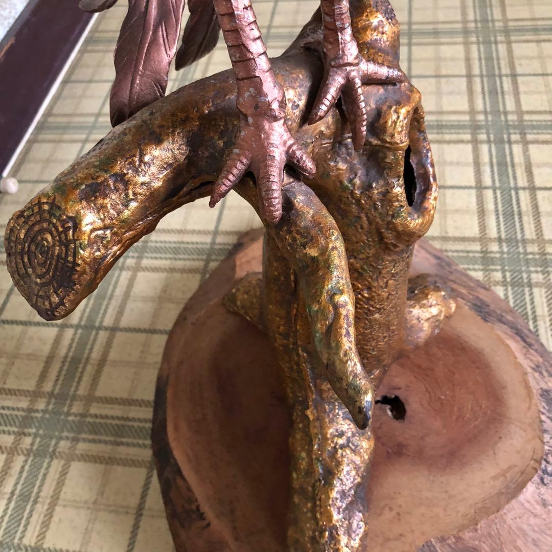 桐鳳凰　村田宏　鉄製　本体高さ65cm 本体重量約9.4kg