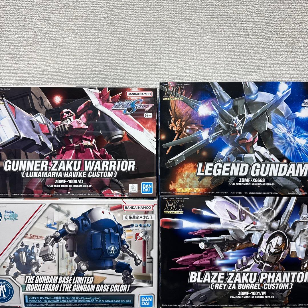 ガンプラセット（GUNNER ZAKU WARRIOR等）