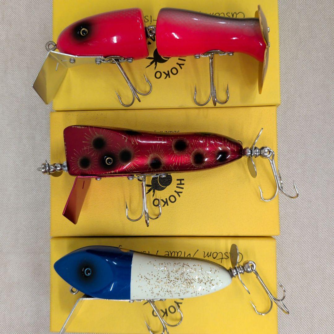 HIYOKOBRAND トップ ルアー 3個セット ヒヨコブランド　ハンドメイド