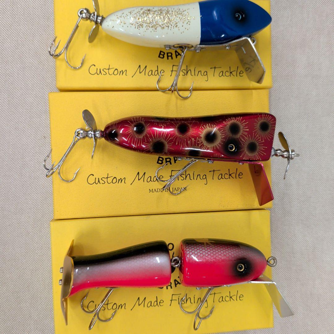 HIYOKOBRAND トップ ルアー 3個セット ヒヨコブランド　ハンドメイド