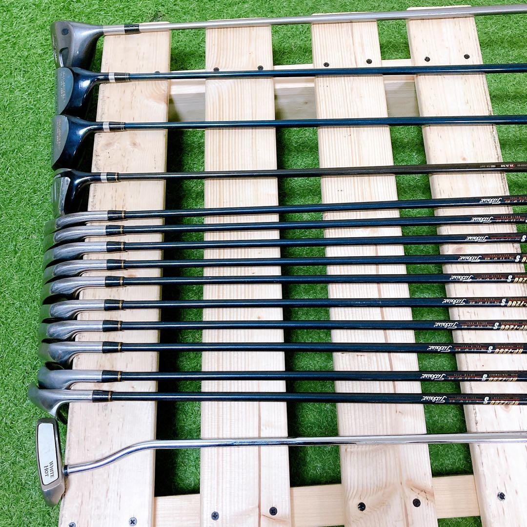 M11 タイトリスト　初心者オススメ　ゴルフクラブ　メンズセット　右利き　15本