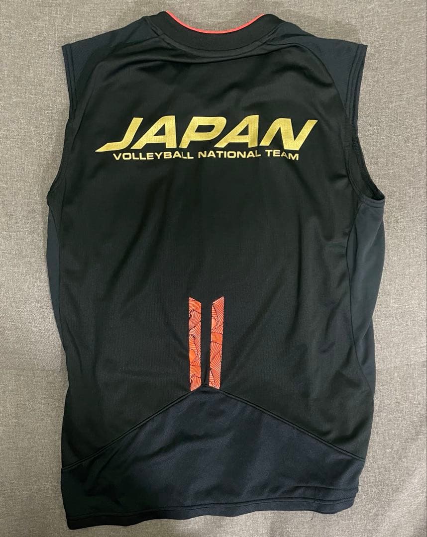 asics 日本代表 バレーボール ナショナルチームモデル L 国旗ワッペン