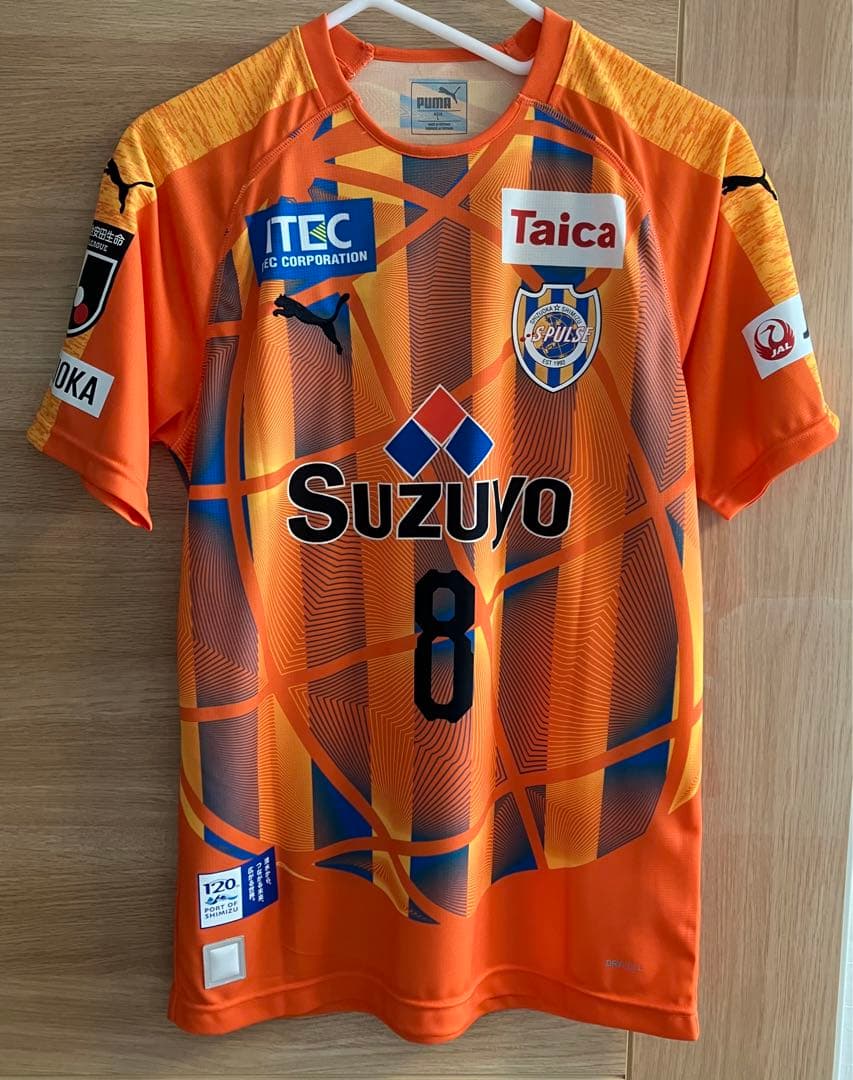 清水エスパルス 清水港開港120周年記念 限定ユニフォーム 石毛秀樹 Lサイズ