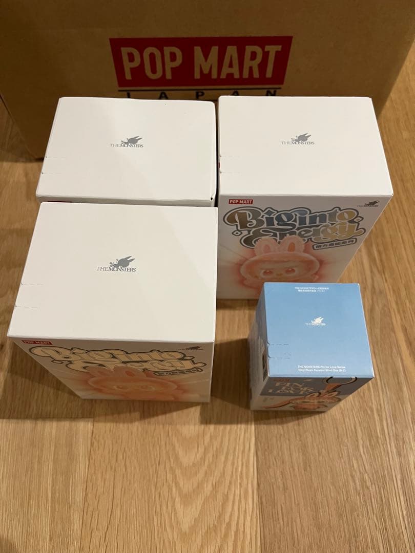 新品未開封　labubu ラブブ　エナジー　4箱　正規品　popmart