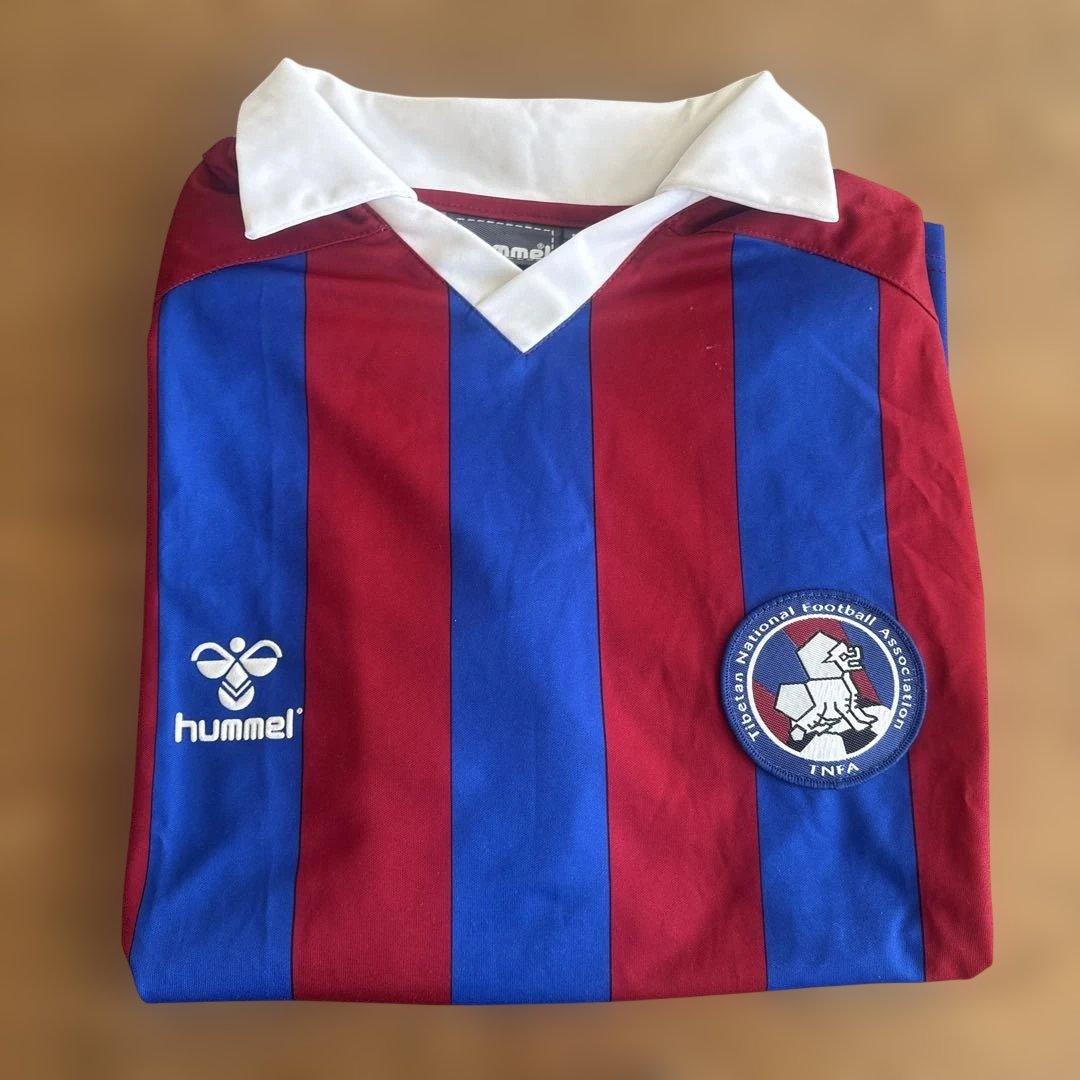 hummel チベット代表 サッカー長袖ユニフォーム Mサイズ