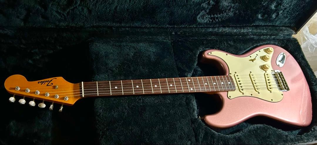 Stratocaster バーガンディミストFenderパーツ多数フレイムネック