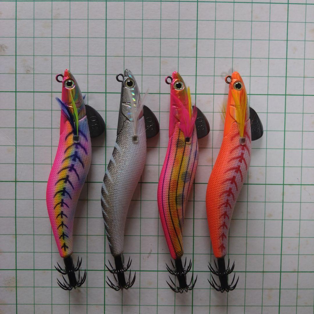 ダートマックス 3.0号 4本セット エギング アオリイカ