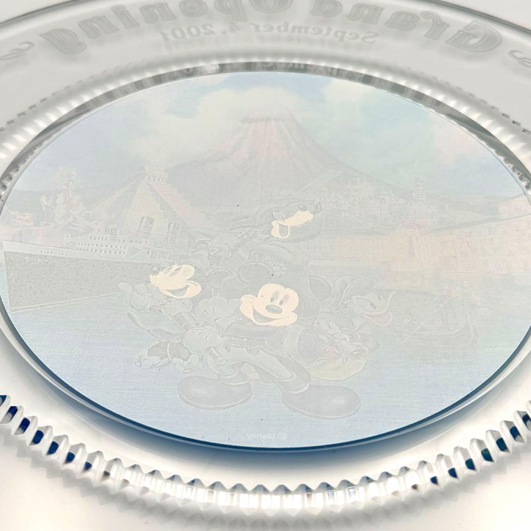 【激レア】東京ディズニーシー オープニングプレート 2001年 ガラス製 記念品