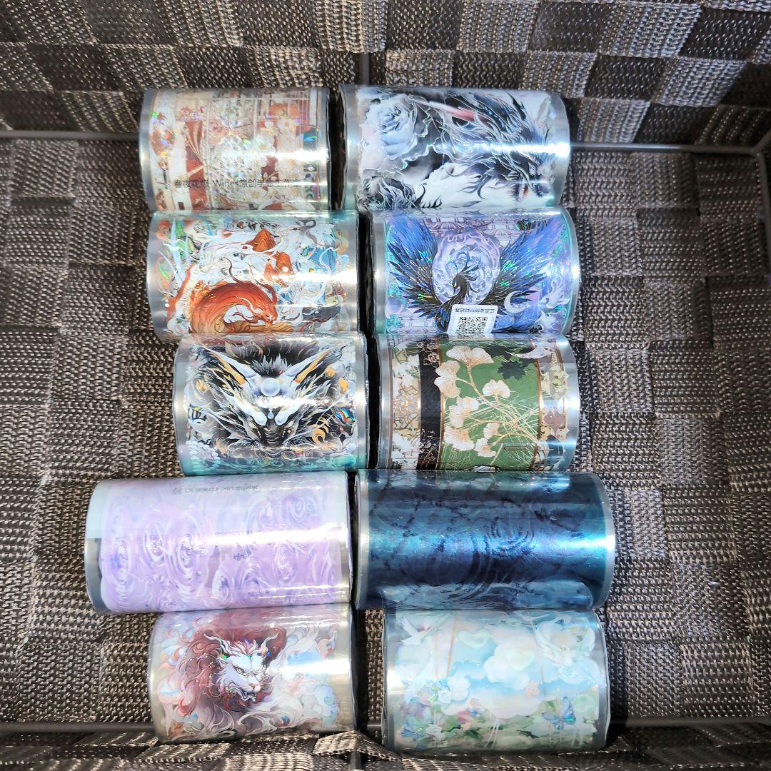 海外マスキングテープ　巻き売り　和柄　和　動物等　まとめ売り　装飾マステ　装飾