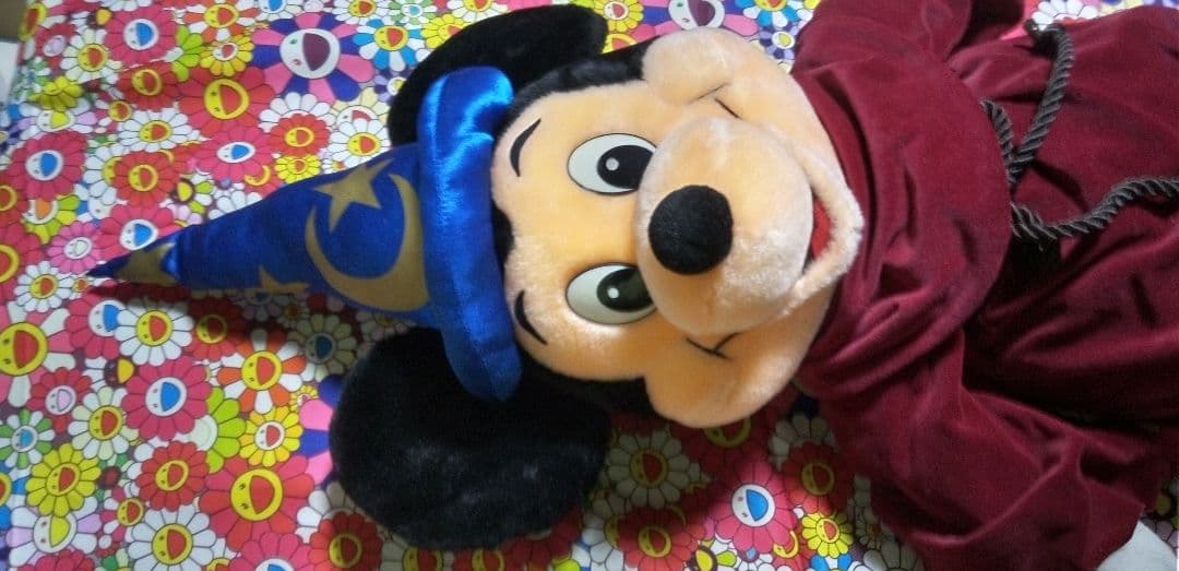 ♥超特大♥1988年♥美品♥ディズニーランド5周年♥ミッキーマウス♥ぬいぐるみ♥