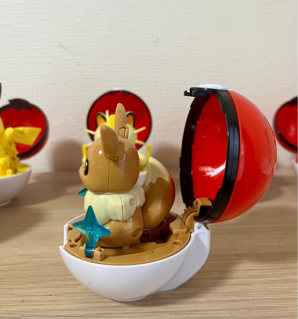 ポケモン フィギュアセット6点 モンスターボール