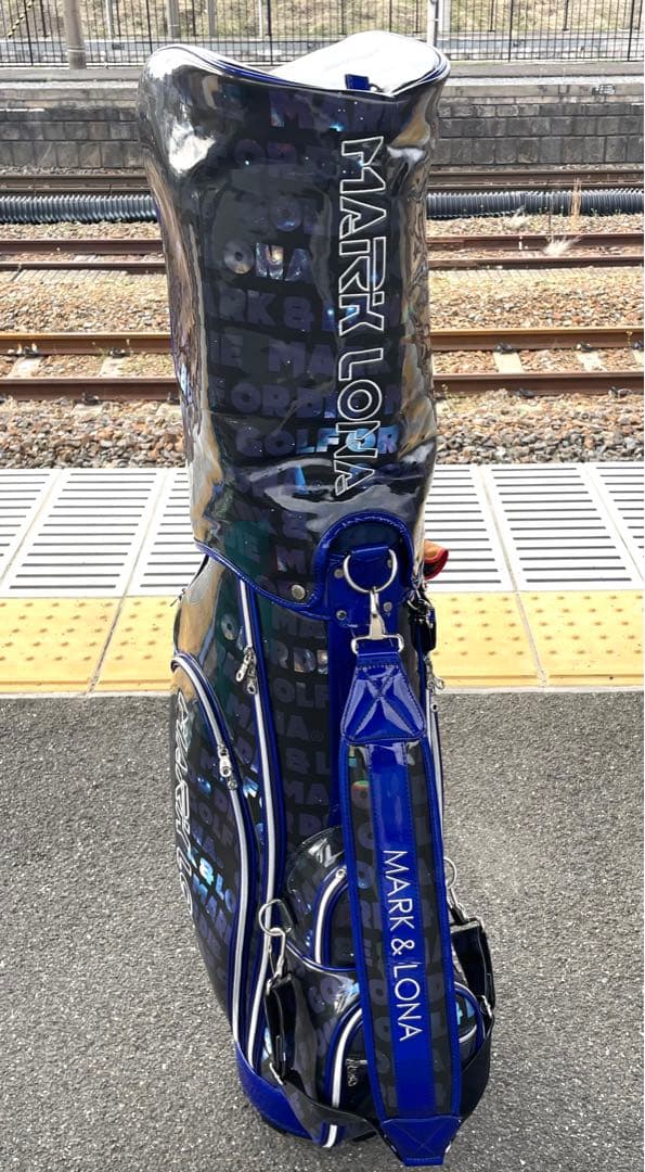 超美品・MARK&LONA マークアンドローナ キャディバッグゴルフバッグ