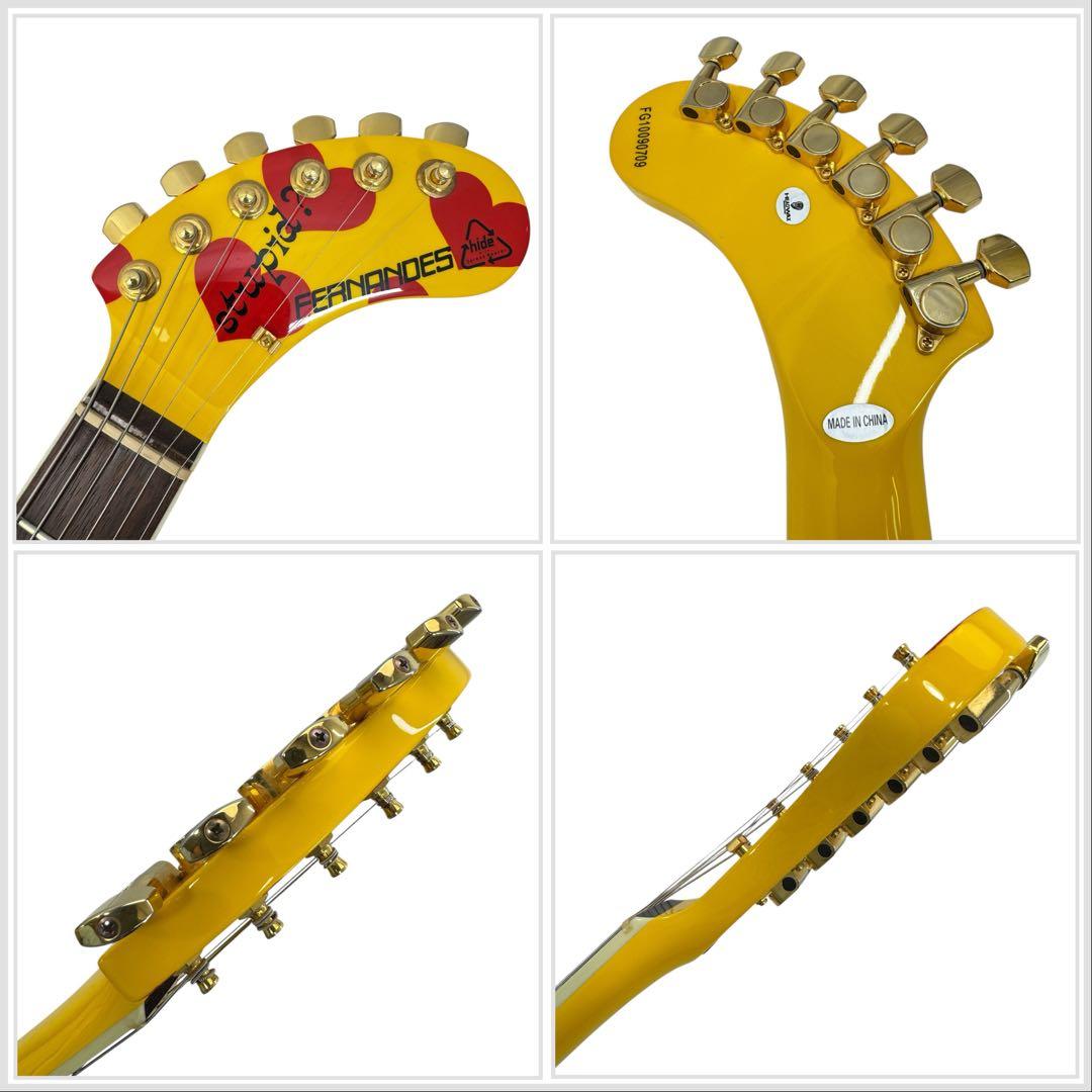 【美品】 FERNANDES フェルナンデス YELLOW HEART zo-3