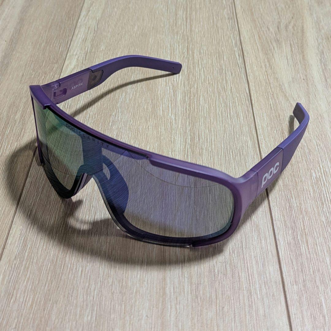 美品 POC Aspire Sapphire Purple サングラス