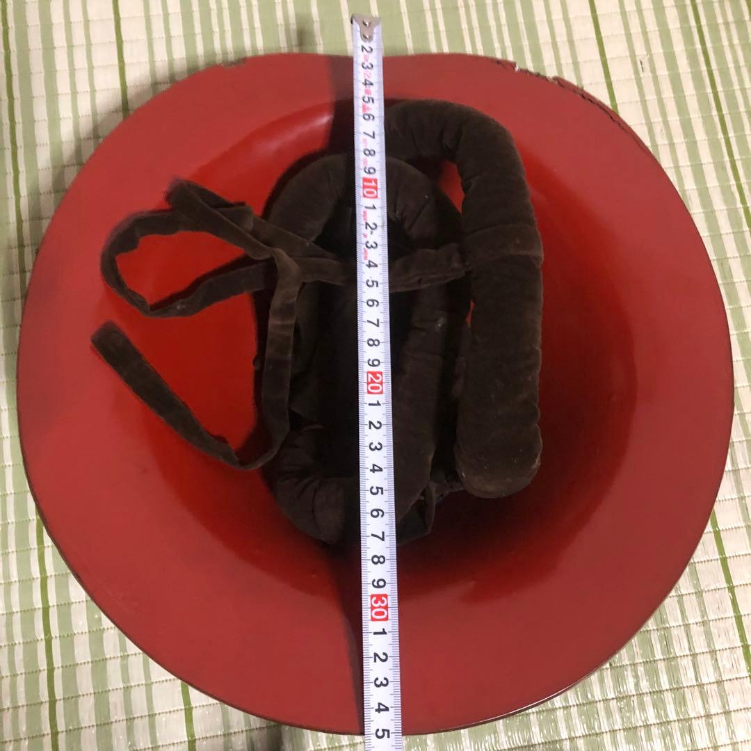 かず様用　陣笠　サムライ　武具　帽子　戦国　家紋　工芸品　骨董品