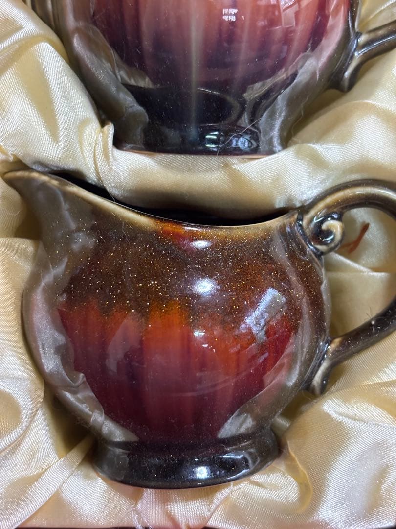 中国福来金運沈純金釉茶器揃　年間限定注門品