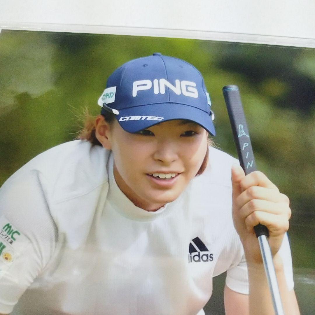 女子プロゴルフ　渋野日向子　直筆サイン入りフォト　証明書付き