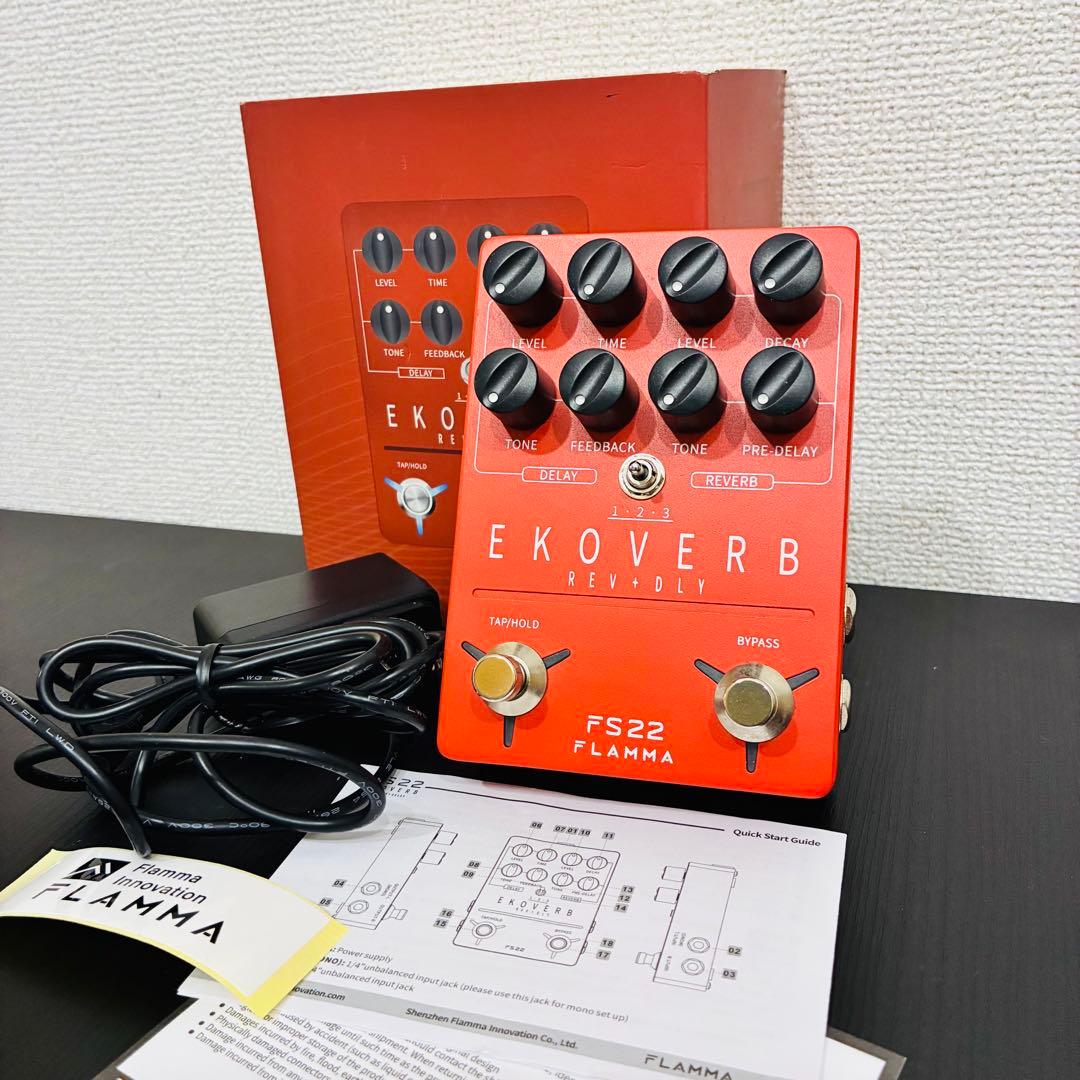 FLAMMA フランマ FS22 EKOVERB【動作確認済】 エフェクター