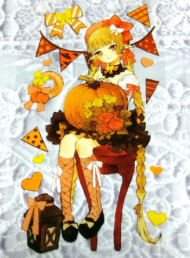 J595＃南瓜派(PET)浮光切り売り海外人物マステ女の子