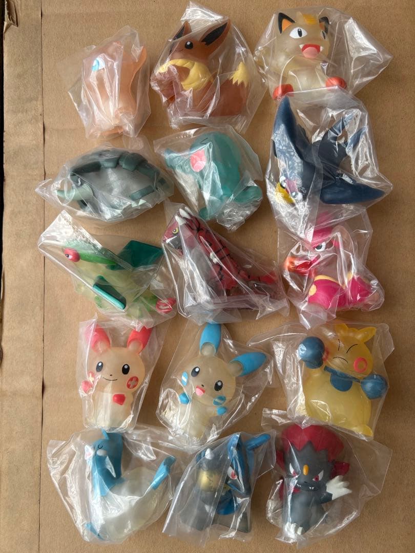 【クリア】キメわざポケモンキッズ2 15体コンプリートセット　全部クリア