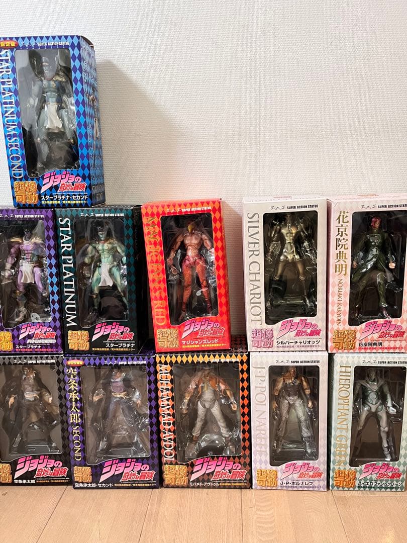 ジョジョ超像可動　フィギュア20体