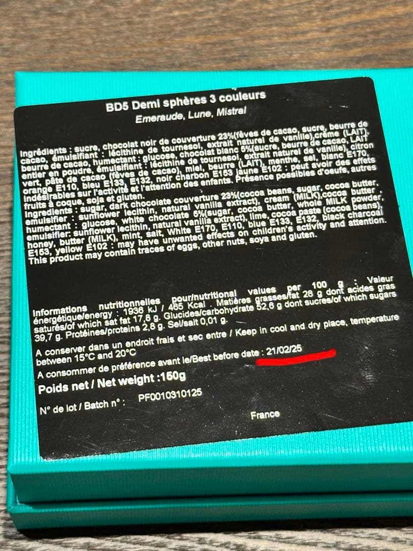 18個入　伊勢丹完売品　パトリックロジェ　ハーフスフィア3色