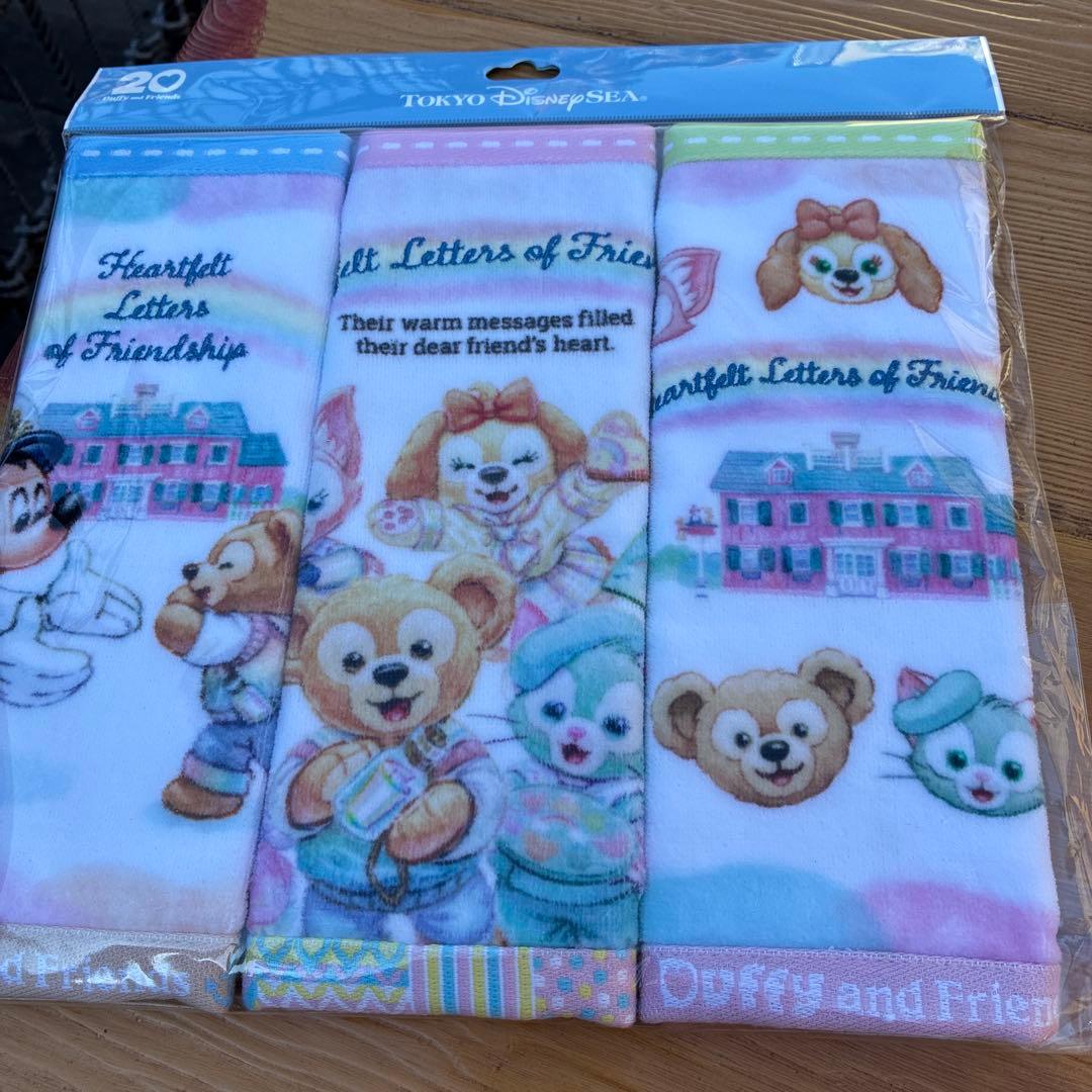 TDS 東京ディズニーシー ダッフィー＆フレンズ スーベニア4点・ミニタオル