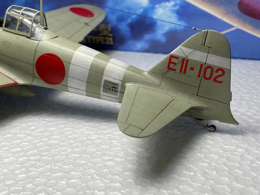 完成品　零式艦上戦闘機21型 空母　瑞鶴所属撃墜王　岩本徹三　零戦