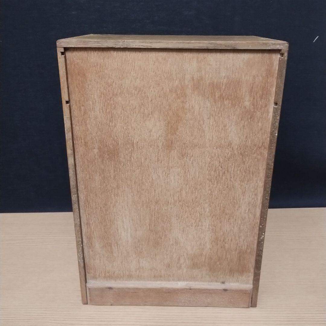 木製ロールトップダンス 3引き出し