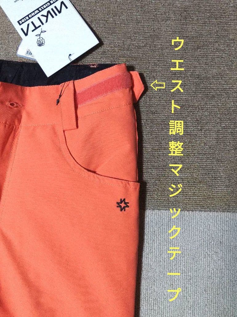 NIKITAスノーボードウェア 花柄 上下セット新品・未使用　 M (150？)