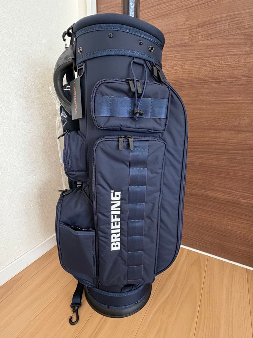 新品!!BRIEFING ブリーフィング キャディバッグ CR-6 紺色ネイビー