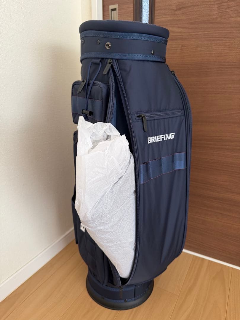 新品!!BRIEFING ブリーフィング キャディバッグ CR-6 紺色ネイビー
