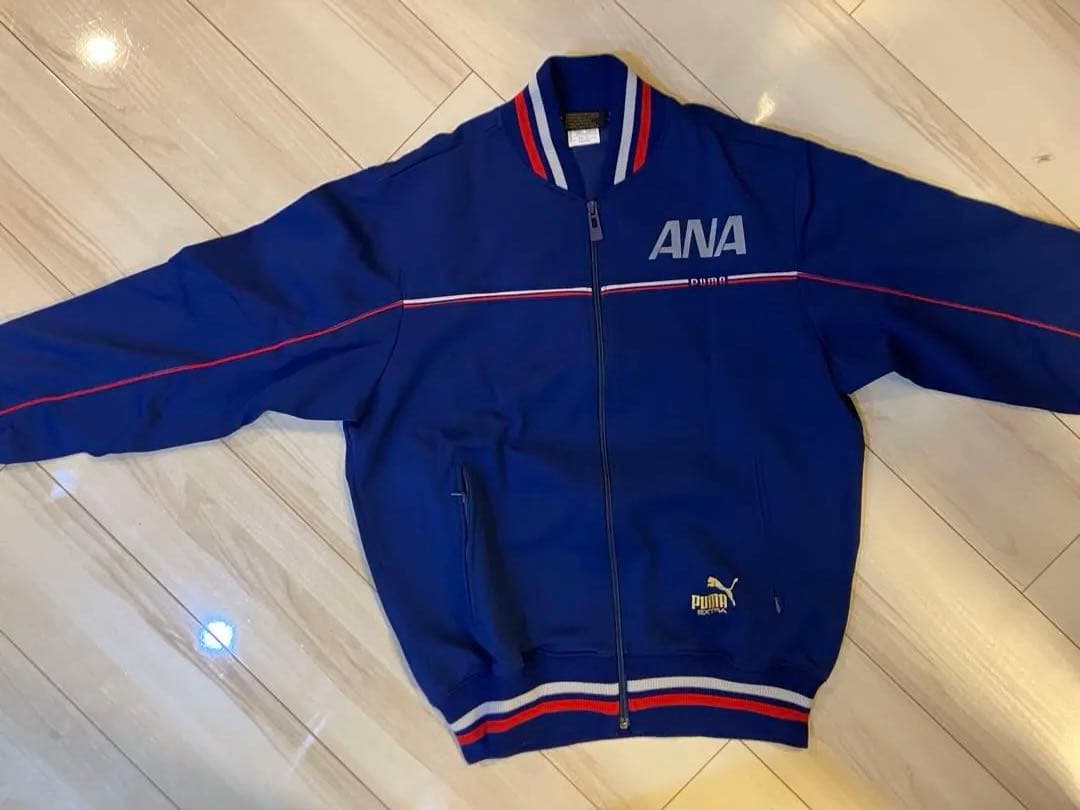 超レア　Puma ANAジャージ上下セット ネイビー　サイズＯ（175cm）